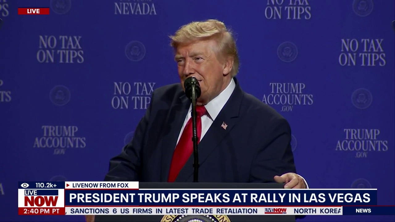 Trump holds Las Vegas rally ahead of midterms 
