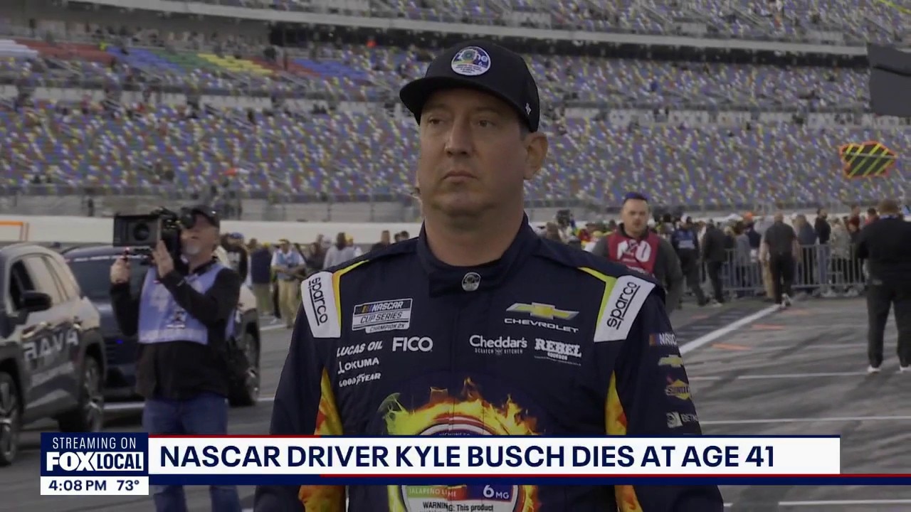 NASCAR driver Kyle Busch dead at 41