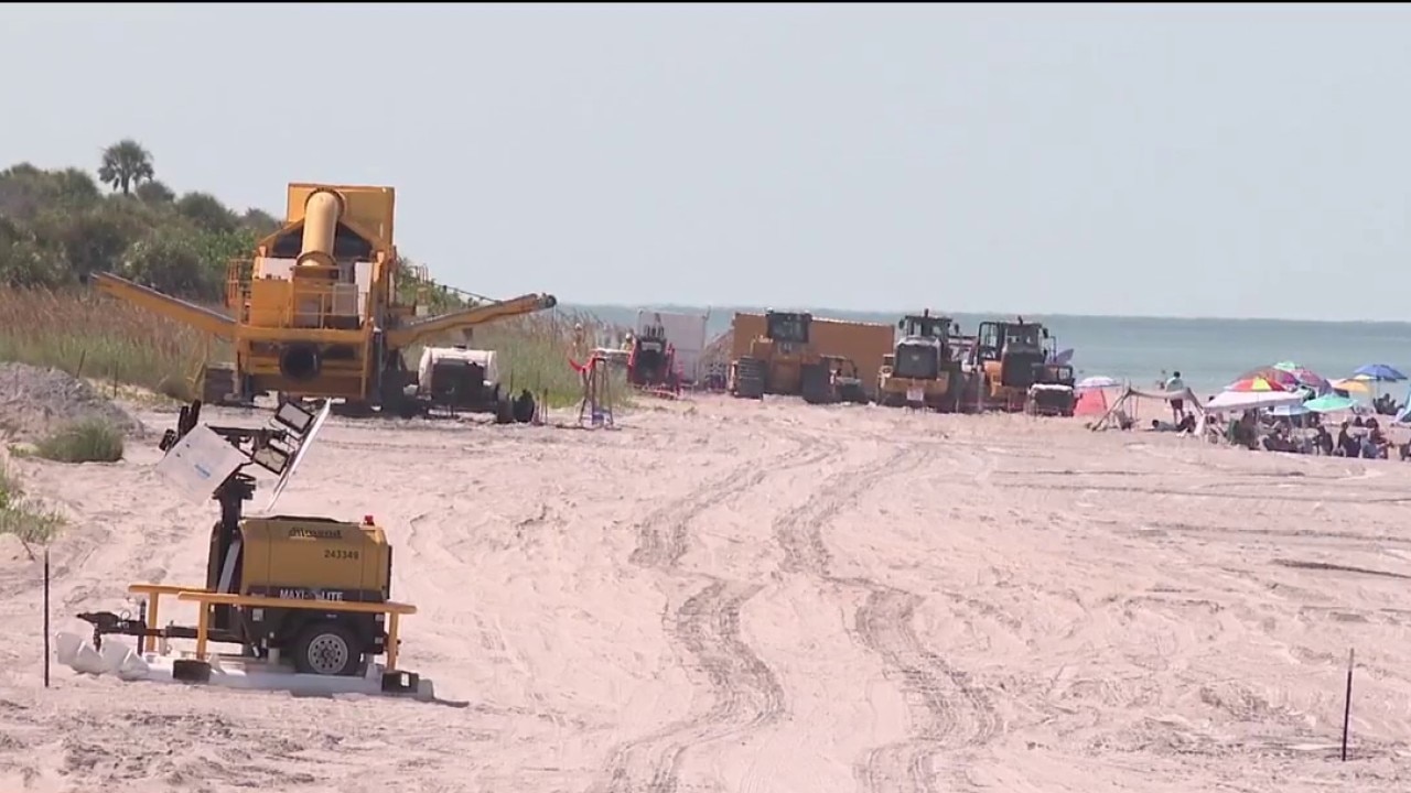 Venice Beach renourishment project