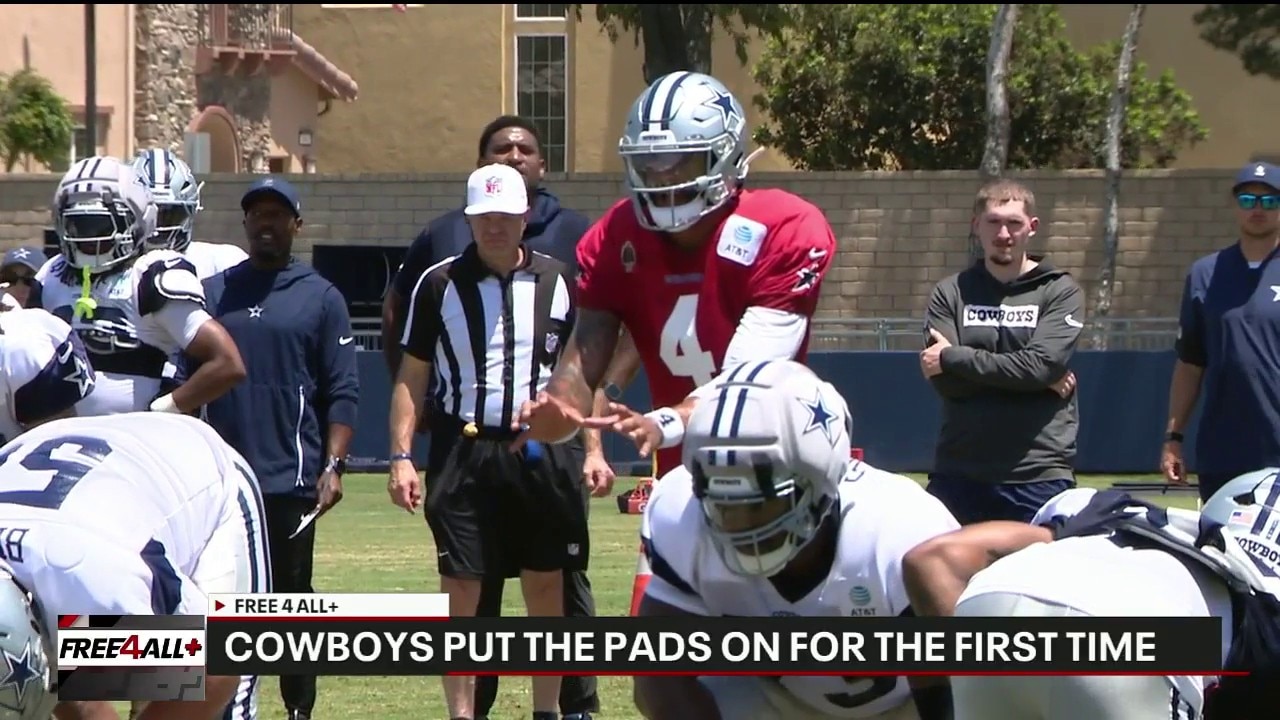Cowboys hold first padded practice in Oxnard | Free4All+