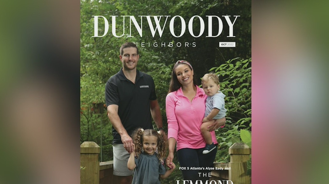 Alyse Eady's family graces Dunwoody magazine cover