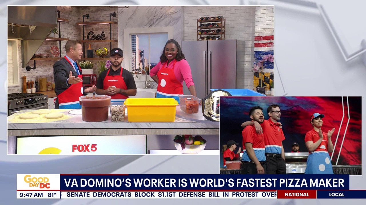 VA Domino's Worker Is World's Fastest Pizza Maker