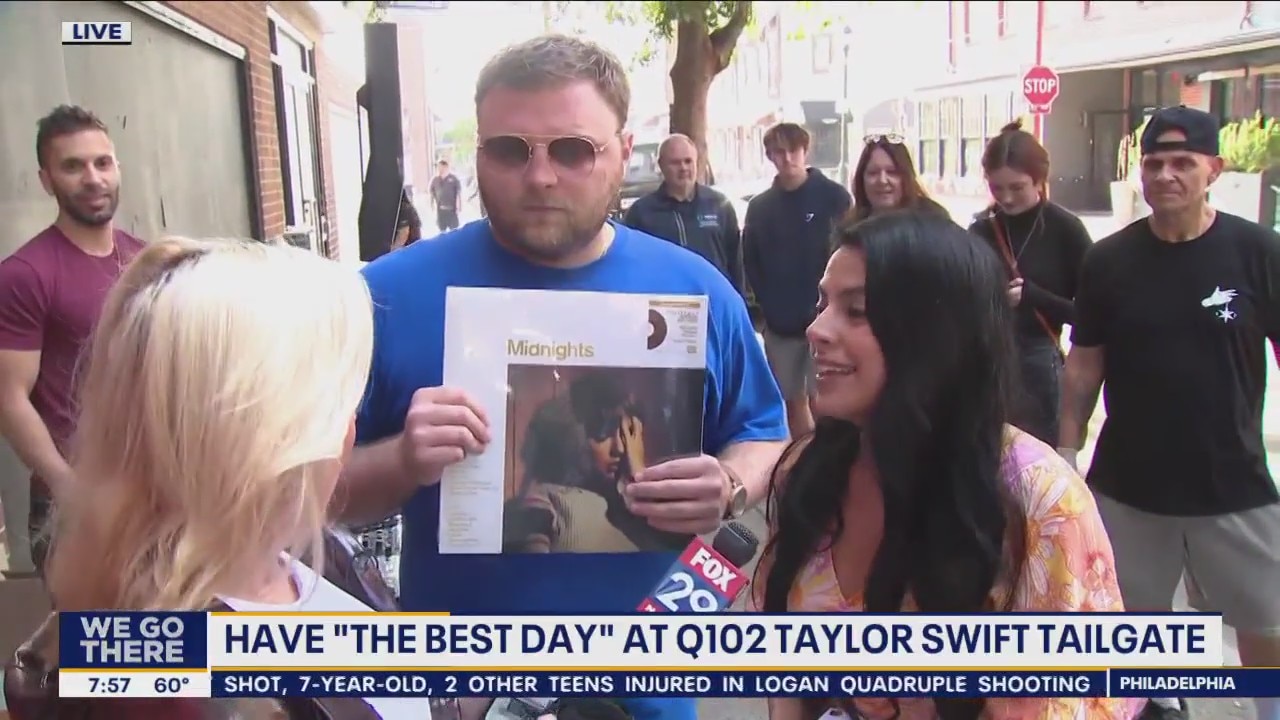 Taylor Swift fans gather at tailgate on South Street ahead of first weekend show