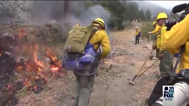 Firefighters from all over helping to fight Washington wildfires