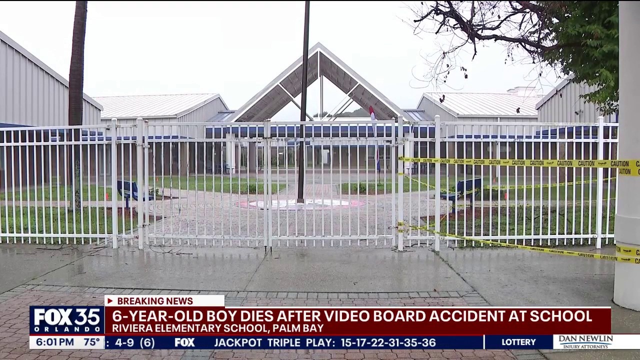 Child dies after video board accident at school, officials say