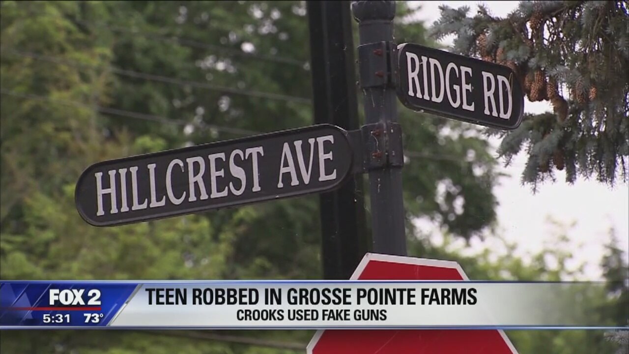 Girl robbed by teens using fake guns in Grosse Pointe Farms