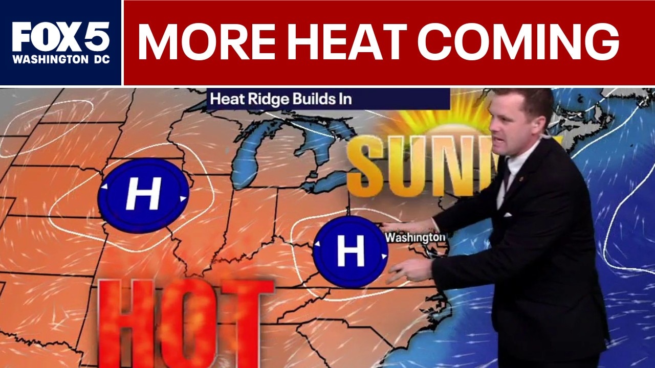 More hot weather coming to DC mid-week