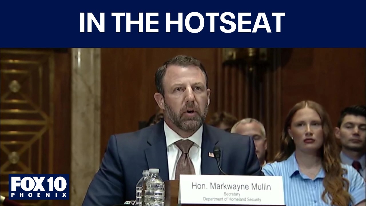 New DHS Sec. Markwayne Mullin testifies in DC