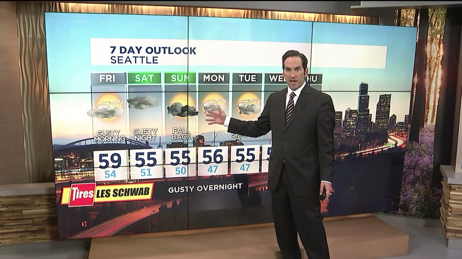 Q13 News evening weather forecast