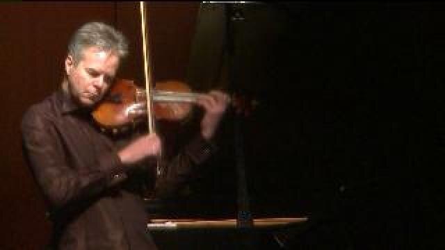 Frank Almond plays the Stradivarius in Brookfield