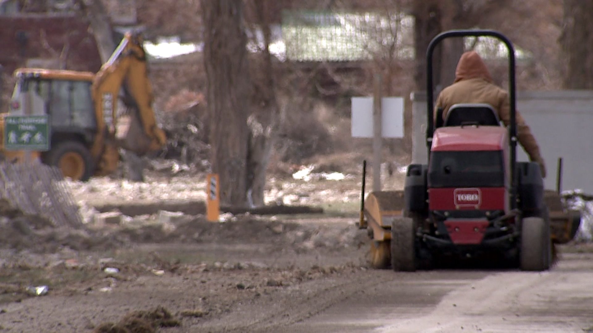 Storm impacts rocks in Kenosha