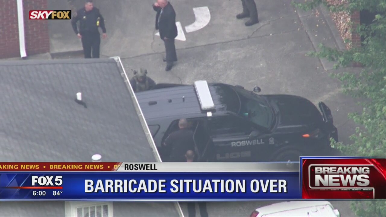 Barricaded situation over