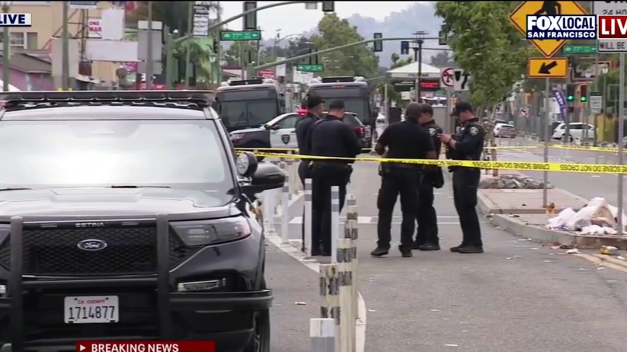 Woman arrested after car fire, swung stick at Oakland officer: witness