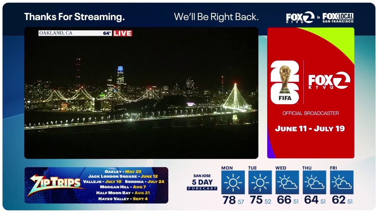 Live News: Fox 2 San Francisco at 10pm