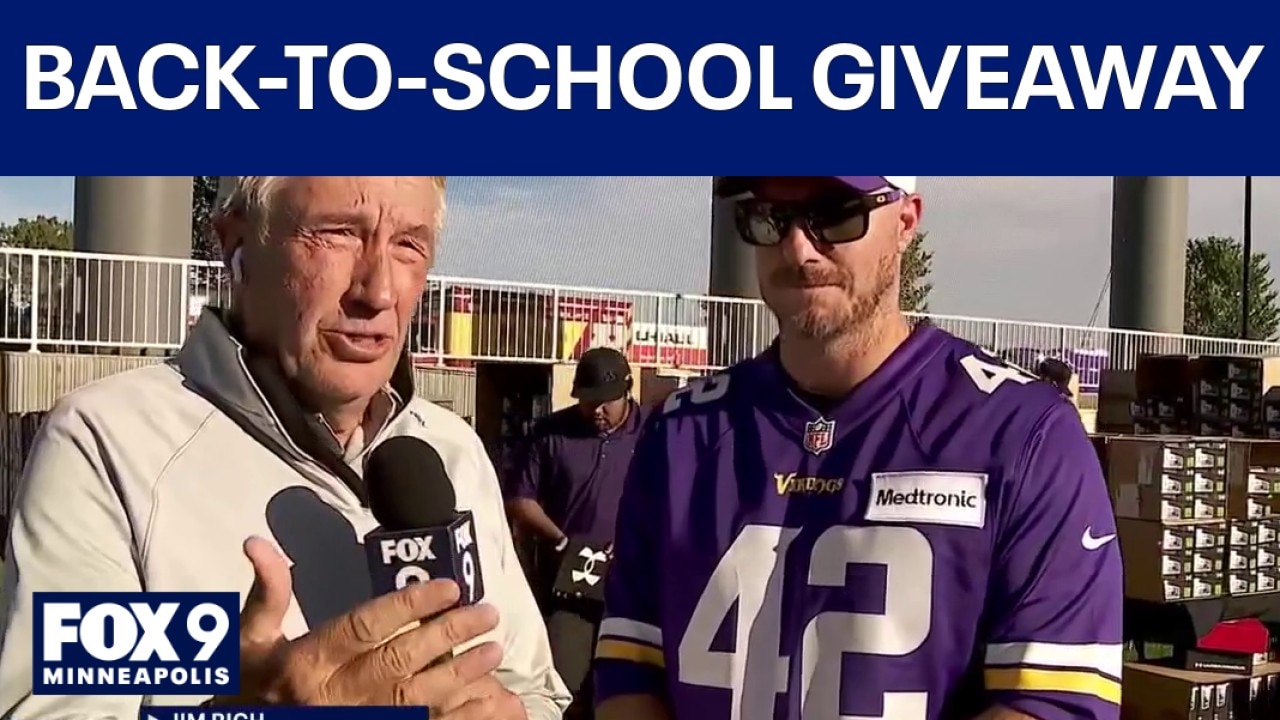 Vikings host Back-to-School giveaway event at TCO Stadium
