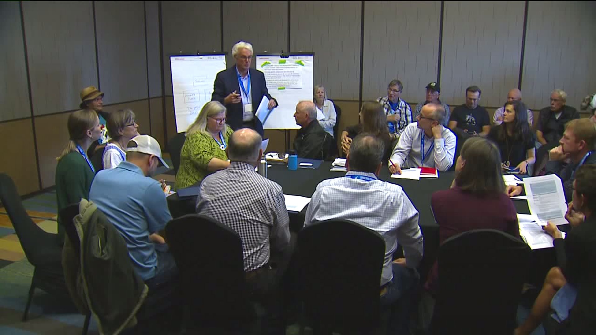 Governor`s task force on orcas holdings hearing in Anacortes