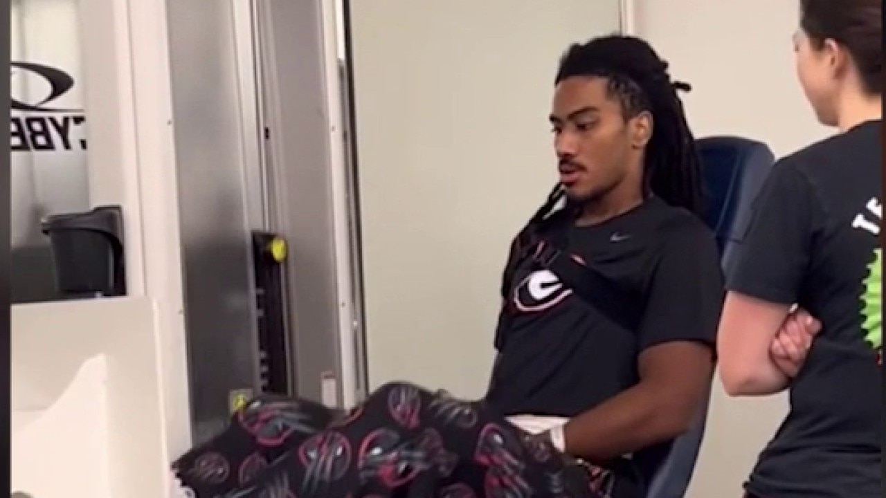 Georgia RB Dante Dowdell recovers after ATV crash