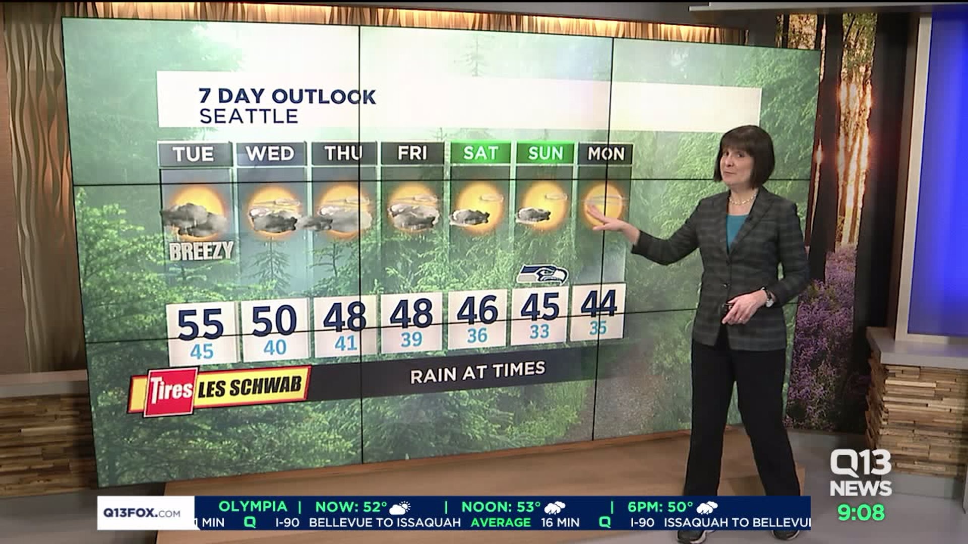 Q13 Morning weather forecast