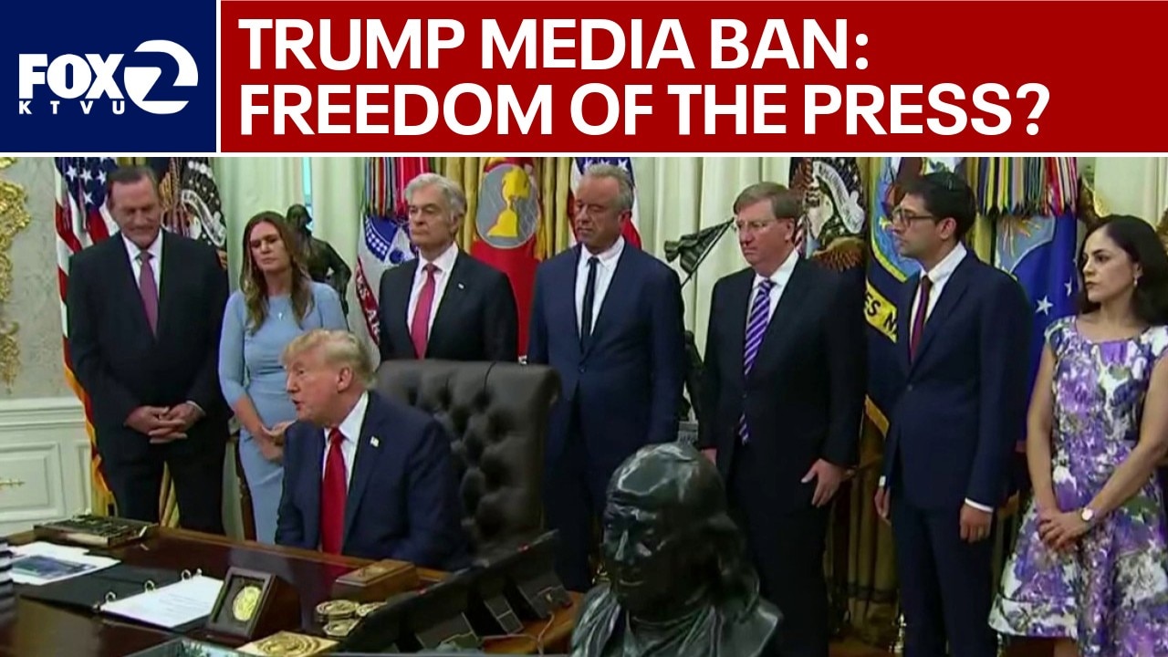 Trump moves to ban some news outlets from the White House