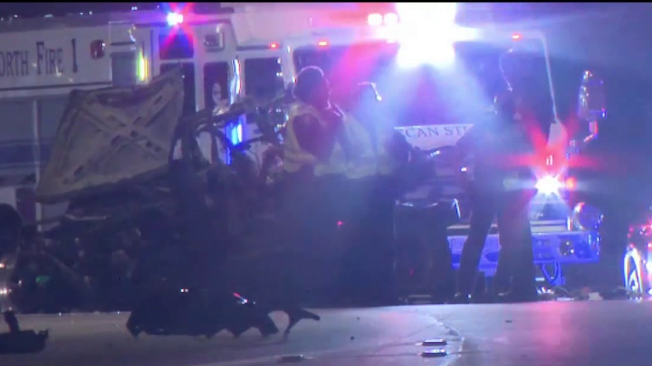Westbound lanes closed on SH 121 due to deadly overnight crash
