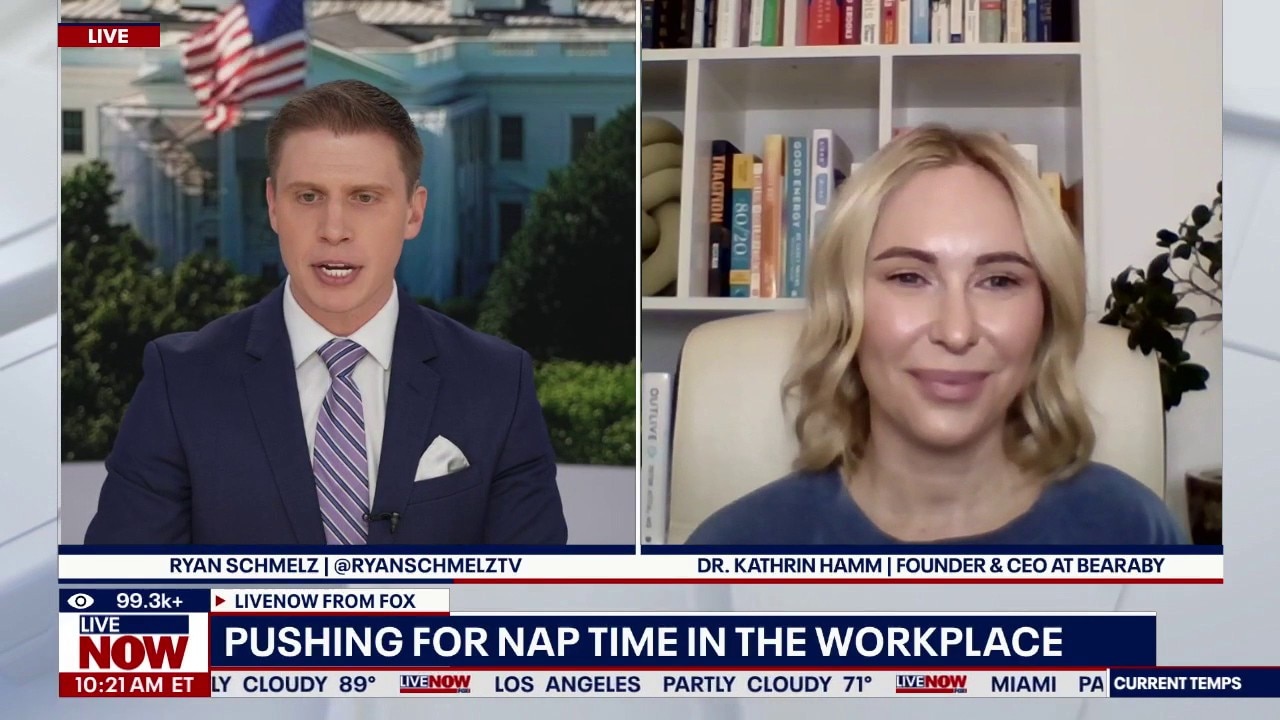 Bearaby founder joins LiveNOW to talk naps at work