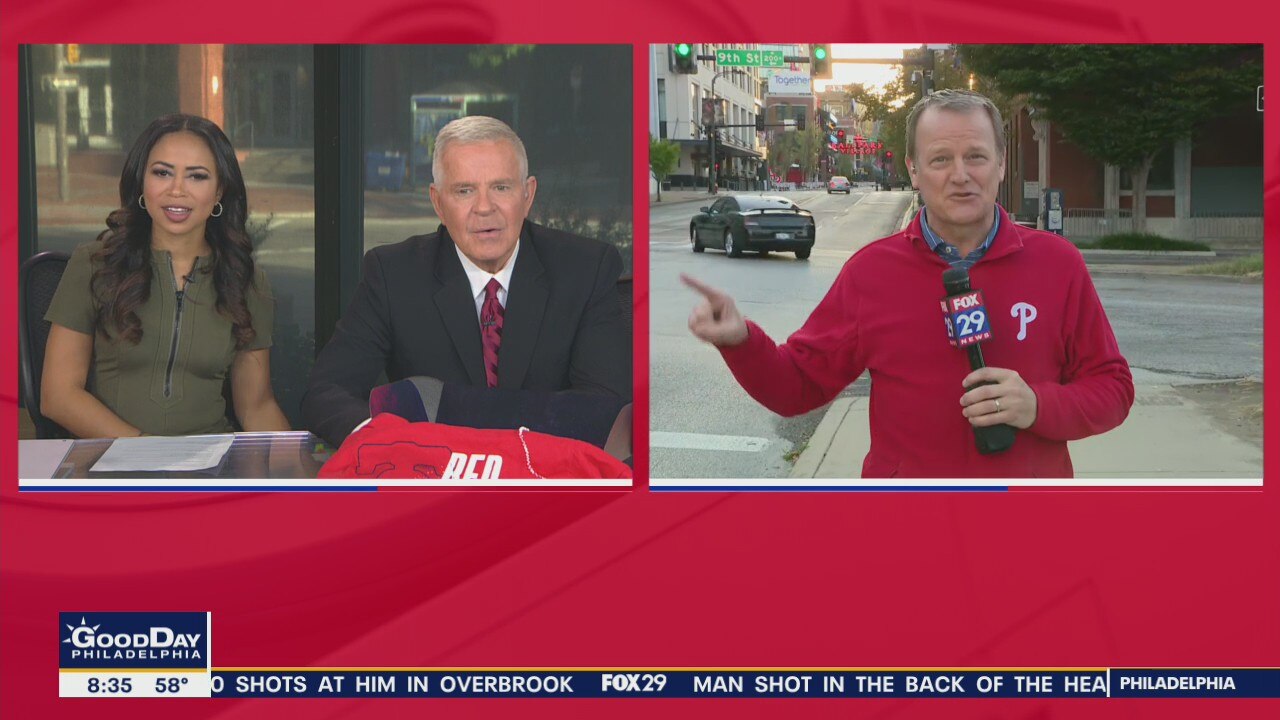 FOX 29's Chris O'Connell kicked off Busch Stadium grounds ahead of Phillies, Cardinals postseason matchup