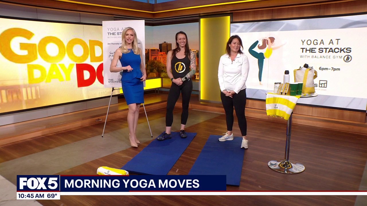 Morning yoga moves!