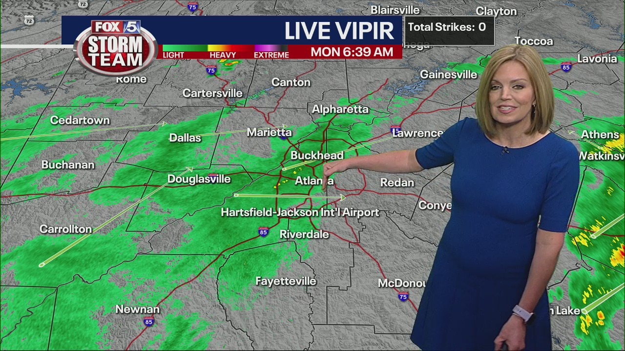 Monday morning forecast