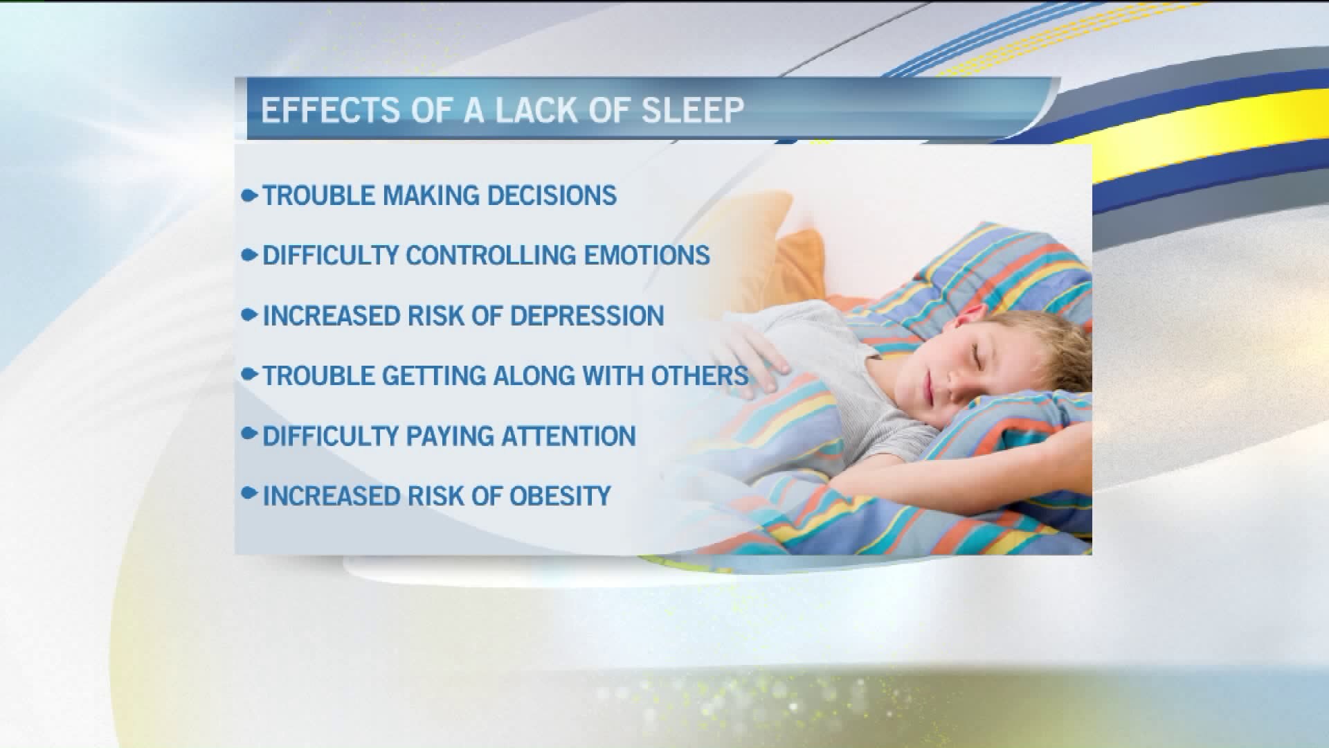 Maintaining kids' sleep schedules