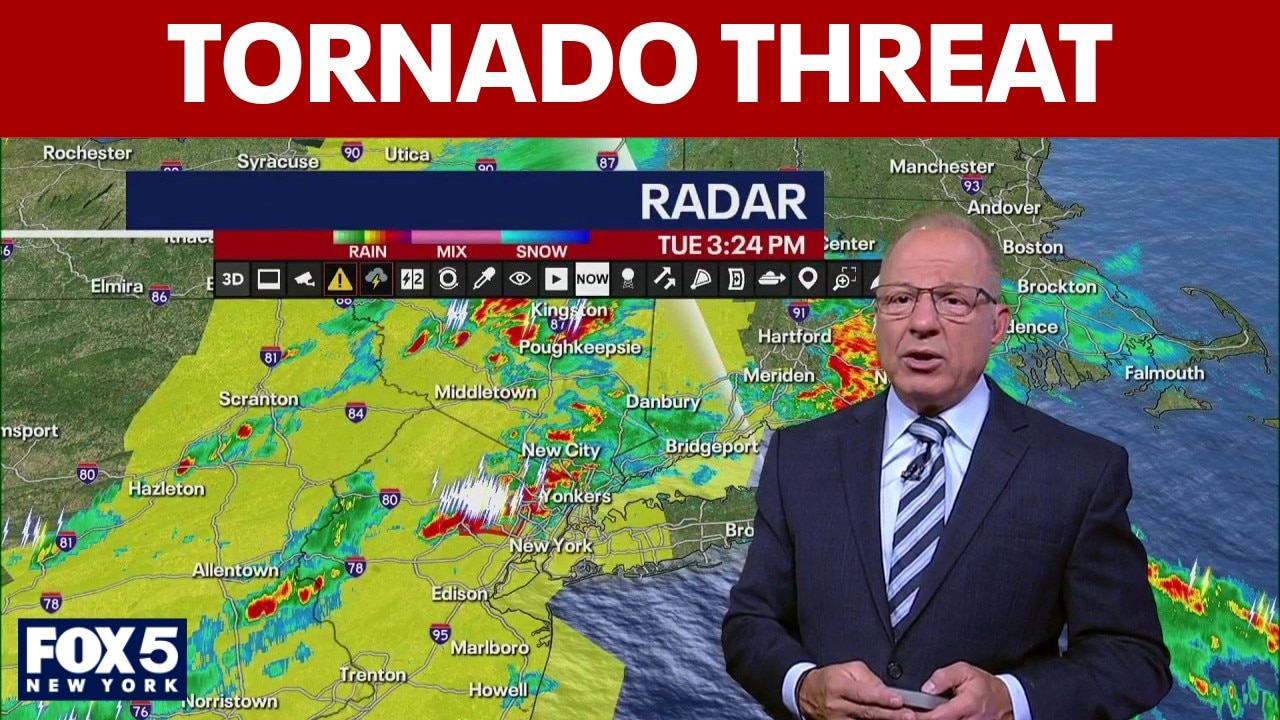 Ongoing tornado risk in NY, NJ as dangerous storms threaten region
