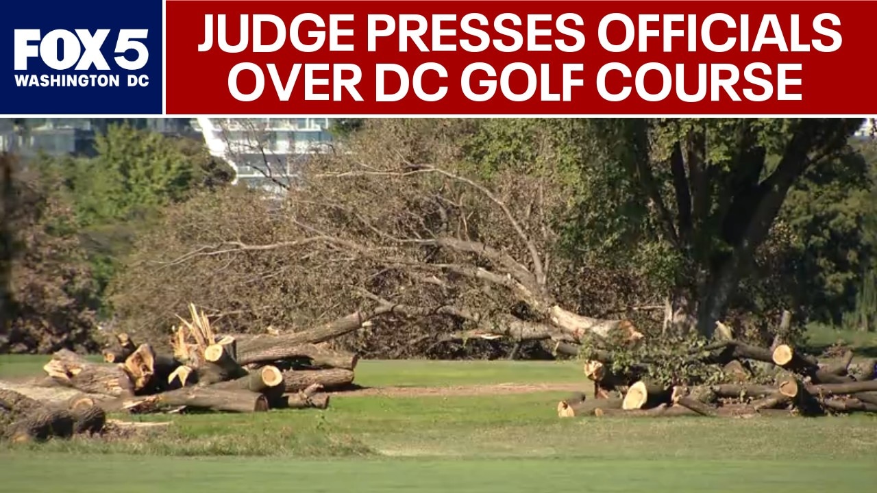 Judge presses Trump officials over DC golf course plan