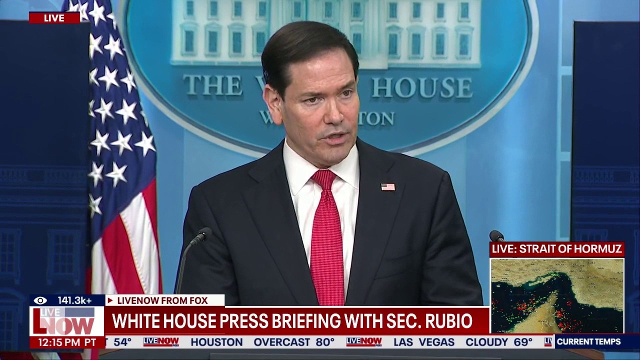 Sec. Rubio speaks from White House amid Iran conflict