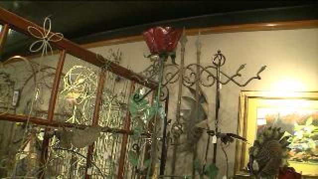 Tony has a blast touring Samara Garden & Home