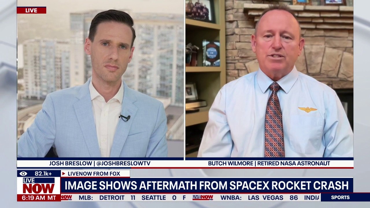 Images shows aftermath of rocket crashing into moon