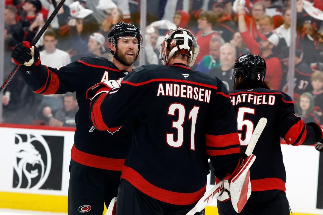 Canes fans celebrate win in first game against Philadelphia Flyers in 2nd round