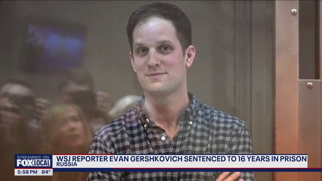 WSJ reporter sentenced to 16 years in Russian prison