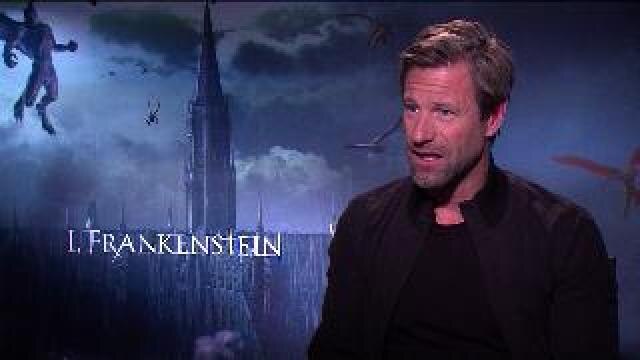 Aaron Eckhart talks about his role in "I, Frankenstein"