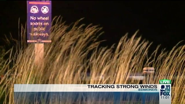 Tracking strong winds in Snohomish County
