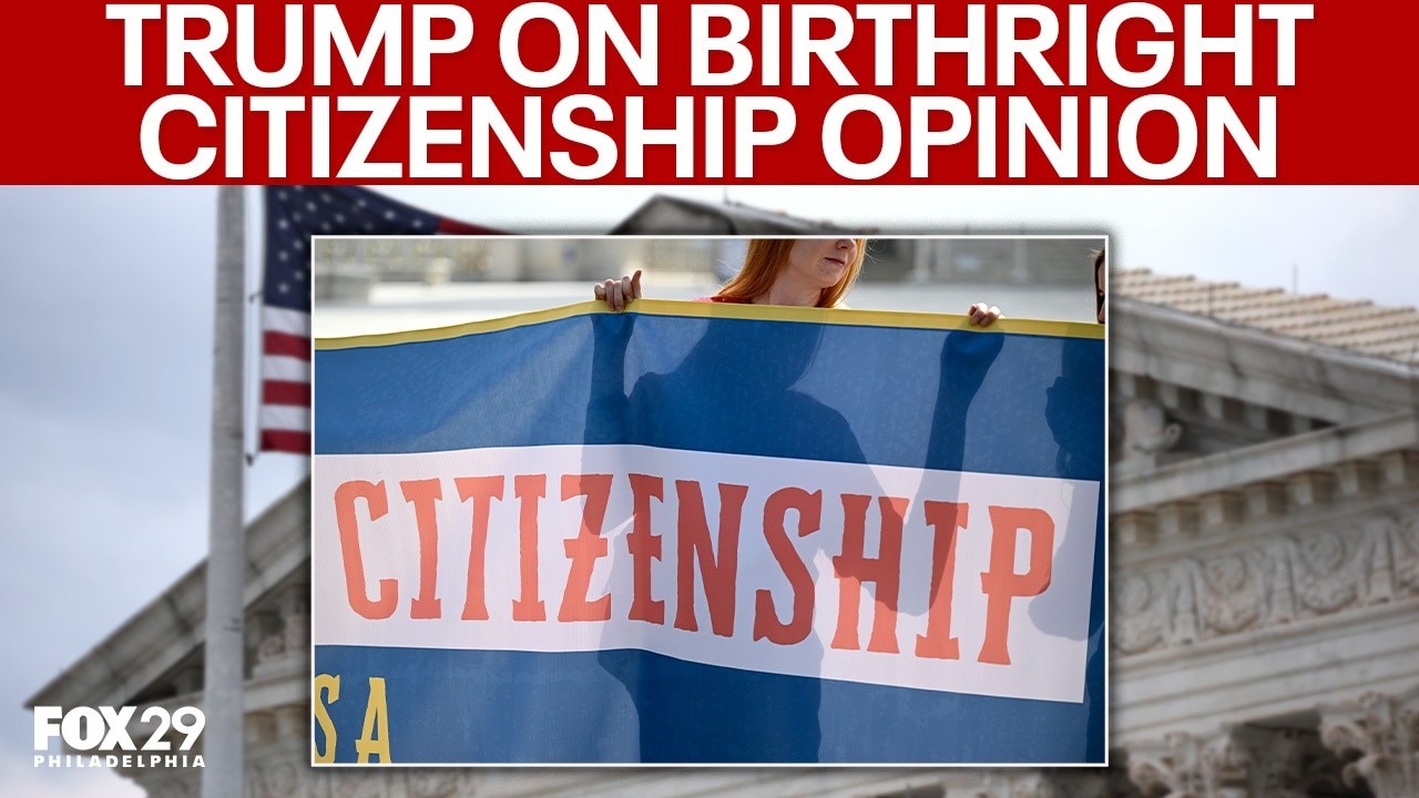 Trump pressures congress to act on birthright citizenship after supreme court opinion