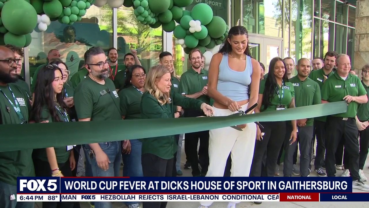 World Cup fever at Dick's House of Sport in Gaithersburg