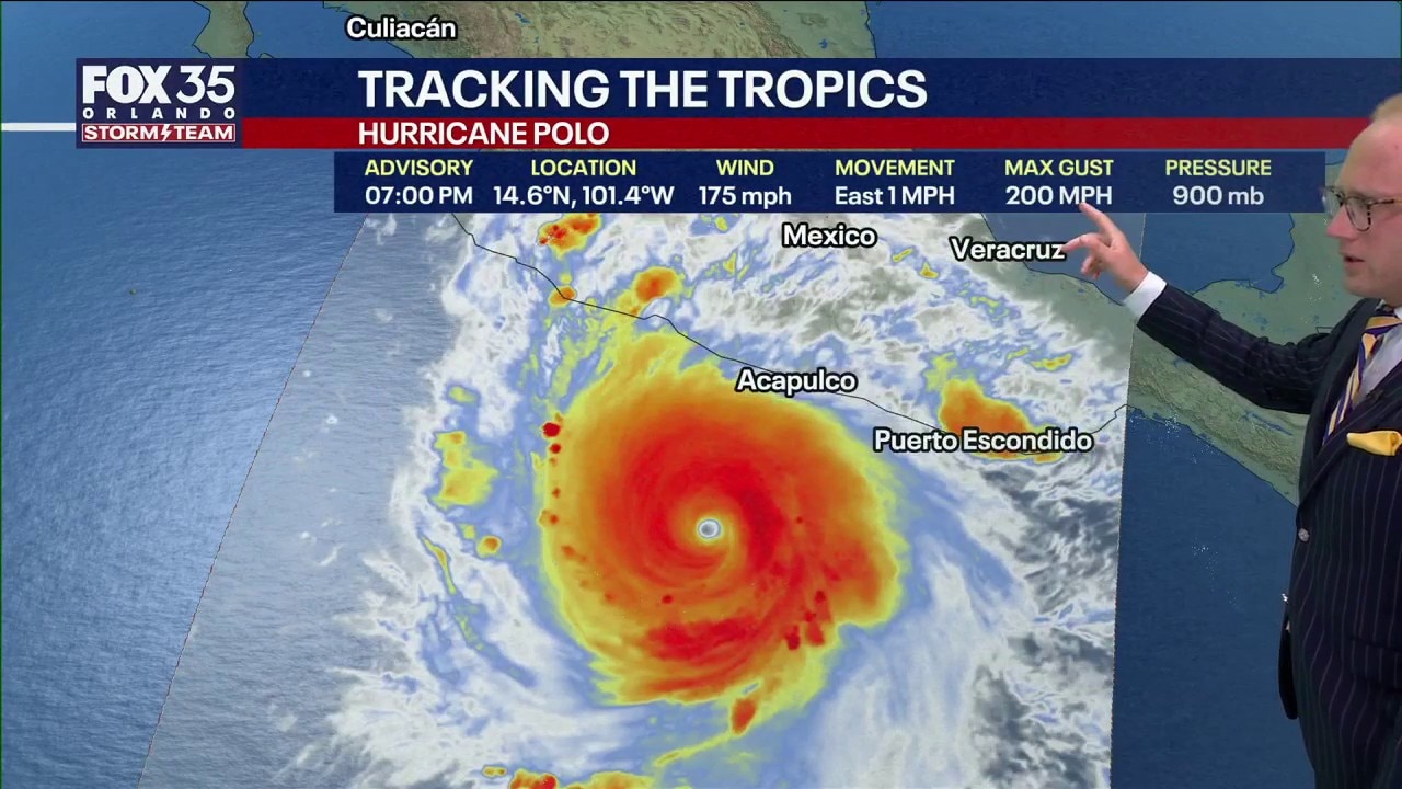 Tropics forecast: Hurricane Polo becomes huge Cat. 5 storm
