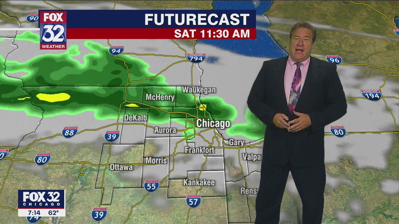 Morning forecast for Chicagoland on June 4th