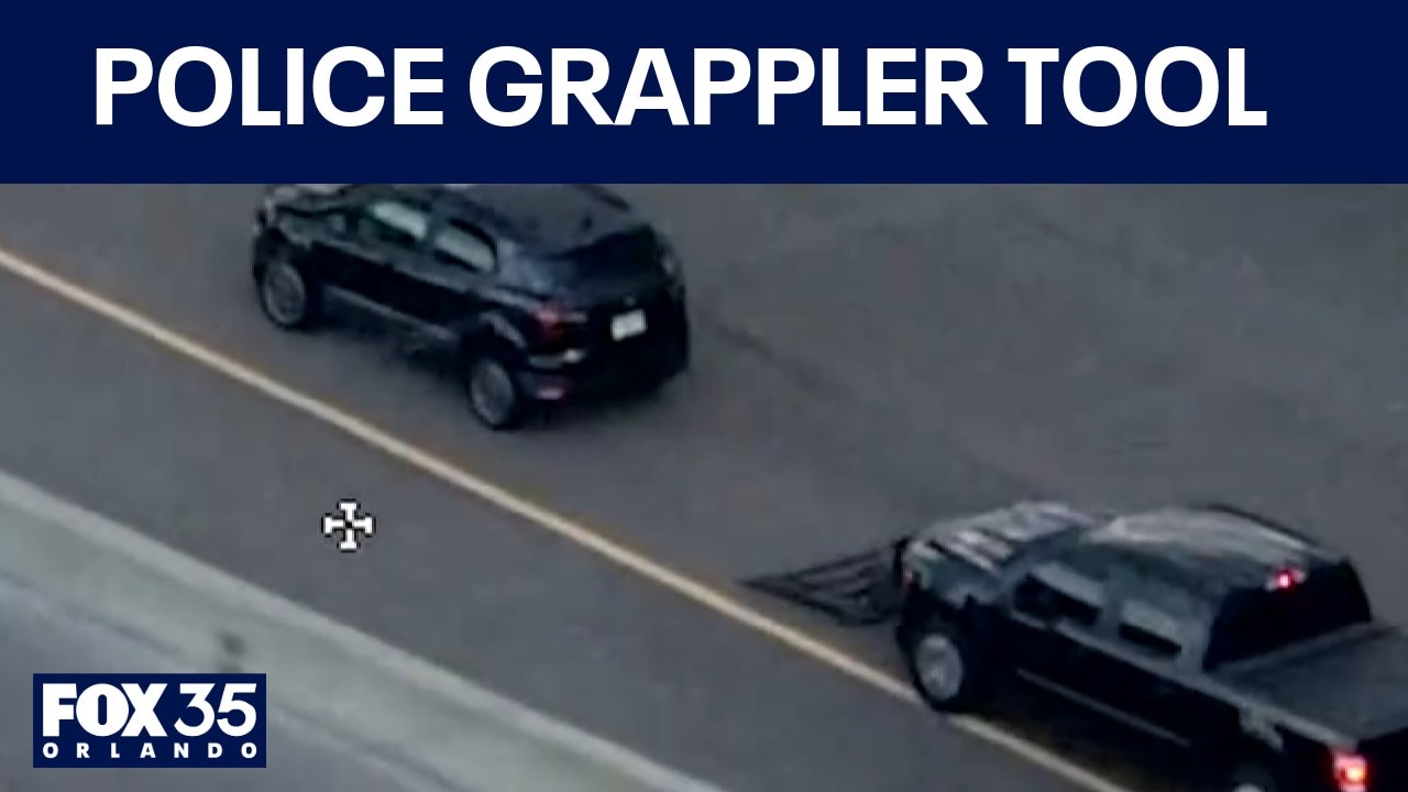 Deputies use "grappler" tool to apprehend shooting suspects