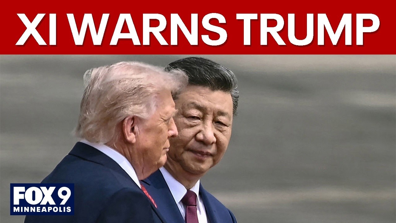 Xi warns Trump over Taiwan during China summit