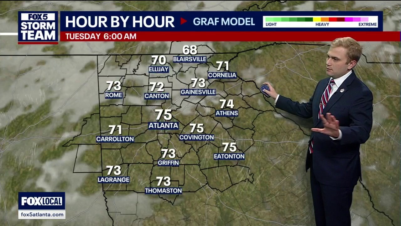 Monday night forecast