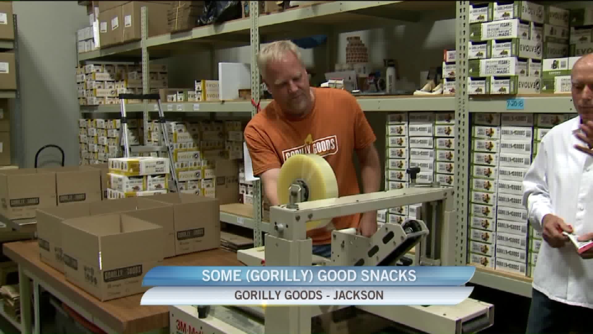 Packaging up Gorilly Good snacks