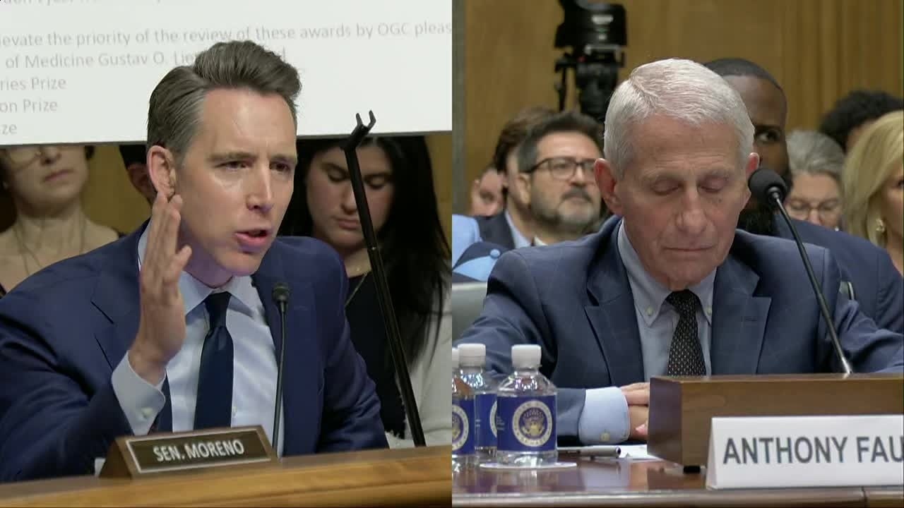 Dr. Fauci grilled by Sen. Hawley over Fifth Amendment