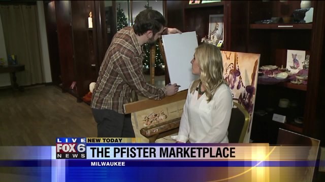 Laura learns about the Pfister Artist-in-Residence program and Todd`s work