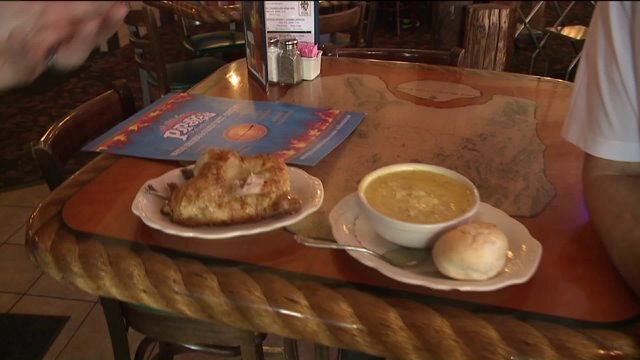 Chip checks out Popeye`s as he previews Taste of Lake Geneva