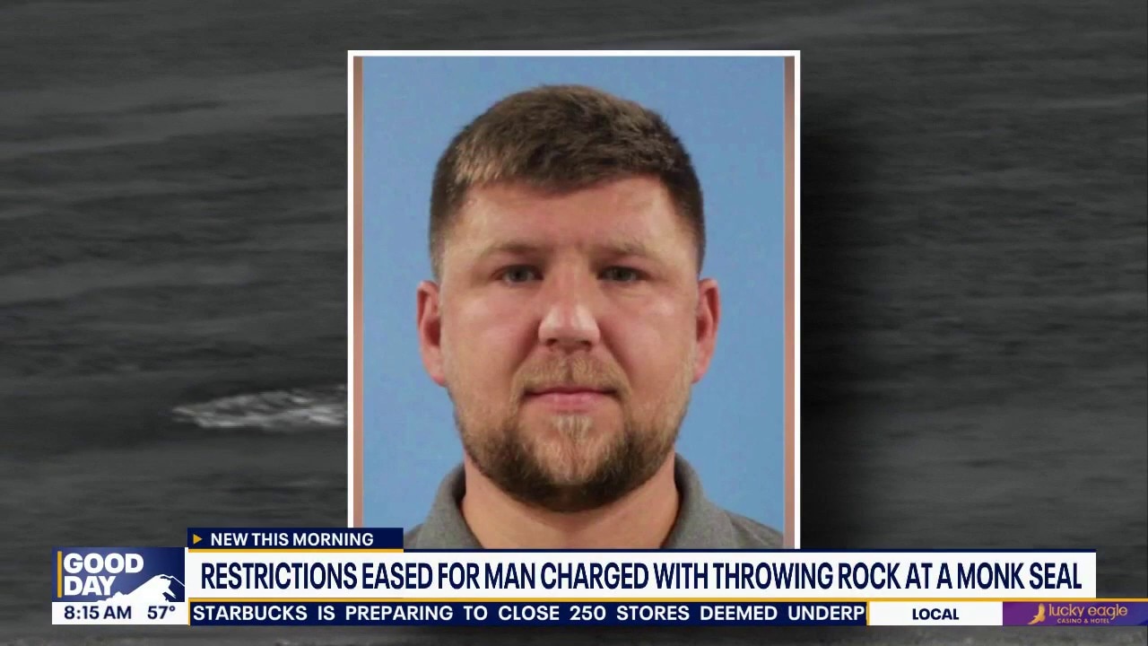 Judge eases travel restrictions for man charged with throwing rock at Monk Seal